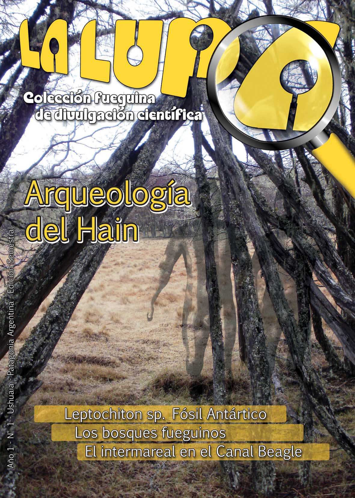 Portada de La Lupa. Colección fueguina de divulgación científica Nº 1